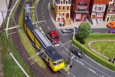 sprinter in bocht (28K)